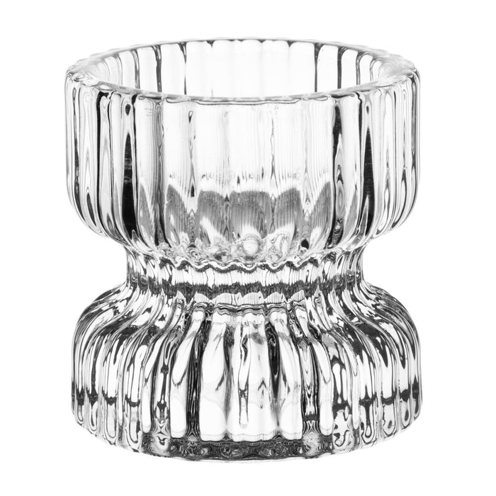 52(Ø)x52.5(H)mm. Holds standard 38(Ø)mm tealights. Pack Quantity: 6