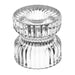 Olympia Ridged Glass Tealight/Candle Holders 52x52mm (6 Pack) Olympia