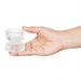 Olympia Ridged Glass Tealight/Candle Holders 52x52mm (6 Pack) Olympia