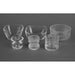 Olympia Ridged Glass Tealight/Candle Holders 52x52mm (6 Pack) Olympia
