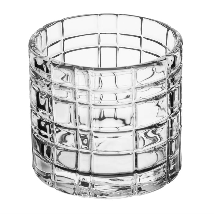 Olympia Geo Glass Tealight Holders 64x57mm (6 Pack) Olympia