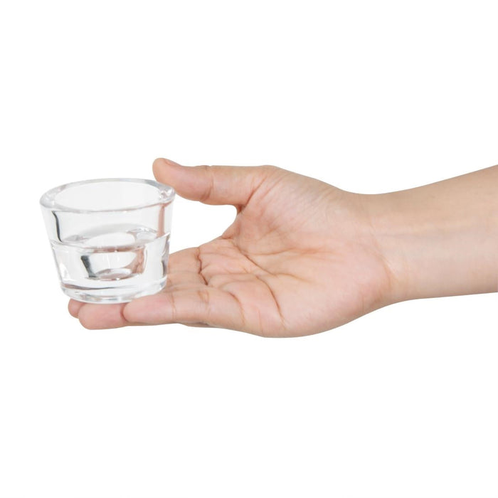Olympia Classic Glass Tealight Holder 60x45mm (6 Pack) Olympia
