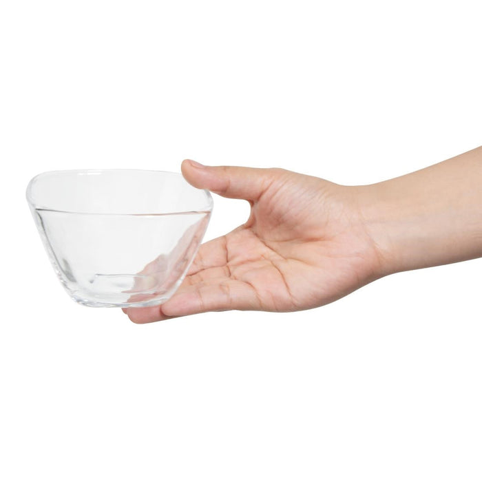 Olympia Square Glass Tall Snack Bowls (6 Pack) Olympia
