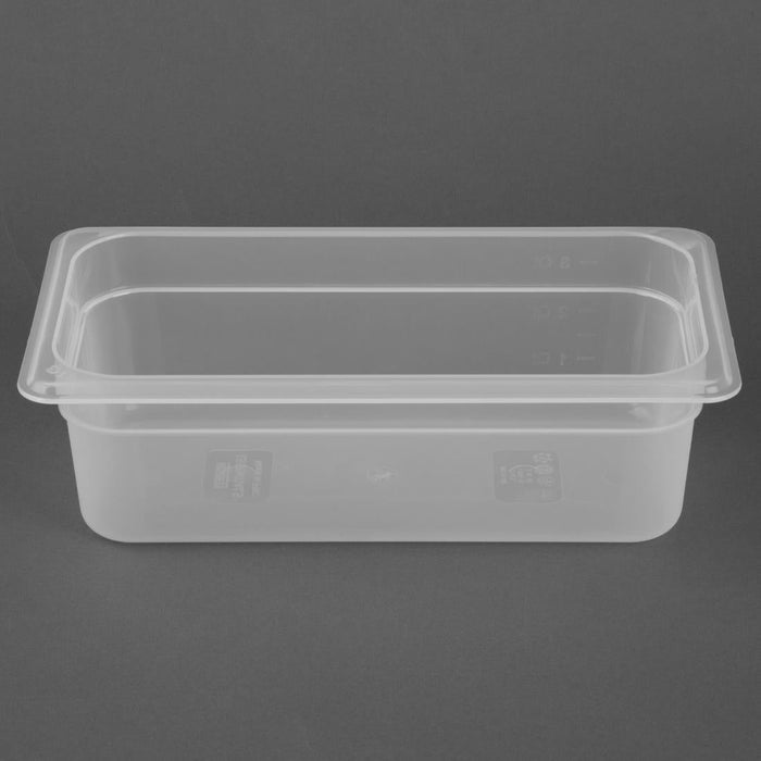 Nisbets Essentials Polypropylene 1/3 Gastronorm Container 100mm Nisbets Essentials