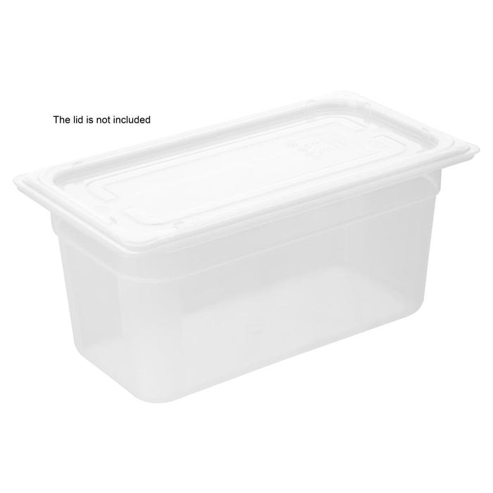 Nisbets Essentials Polypropylene 1/3 Gastronorm Container 150mm Nisbets Essentials
