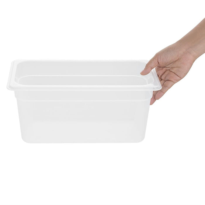Nisbets Essentials Polypropylene 1/3 Gastronorm Container 150mm Nisbets Essentials