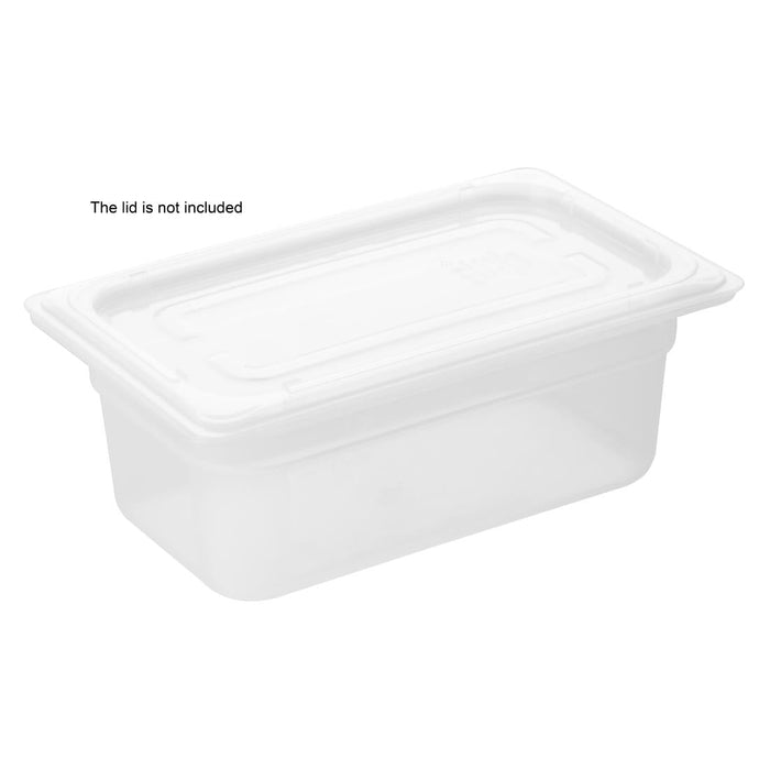 Nisbets Essentials Polypropylene 1/4 Gastronorm Container 100mm Nisbets Essentials