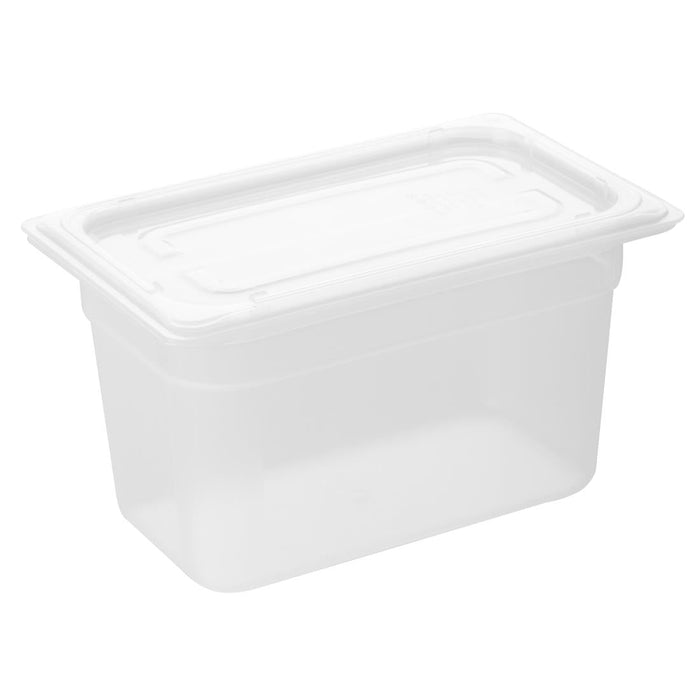 Nisbets Essentials Polypropylene 1/4 Gastronorm Container 150mm Nisbets Essentials