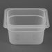 Nisbets Essentials Polypropylene 1/6 Gastronorm Container 100mm Nisbets Essentials