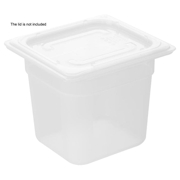 Nisbets Essentials Polypropylene 1/6 Gastronorm Container 150mm Nisbets Essentials
