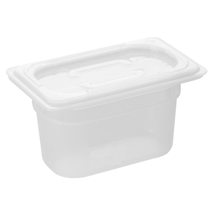 Nisbets Essentials Polypropylene 1/9 Gastronorm Container 100mm Nisbets Essentials
