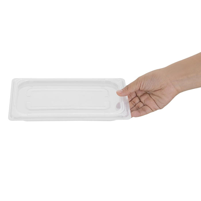 Nisbets Essentials Polypropylene Gastronorm Lid 1/4 Nisbets Essentials