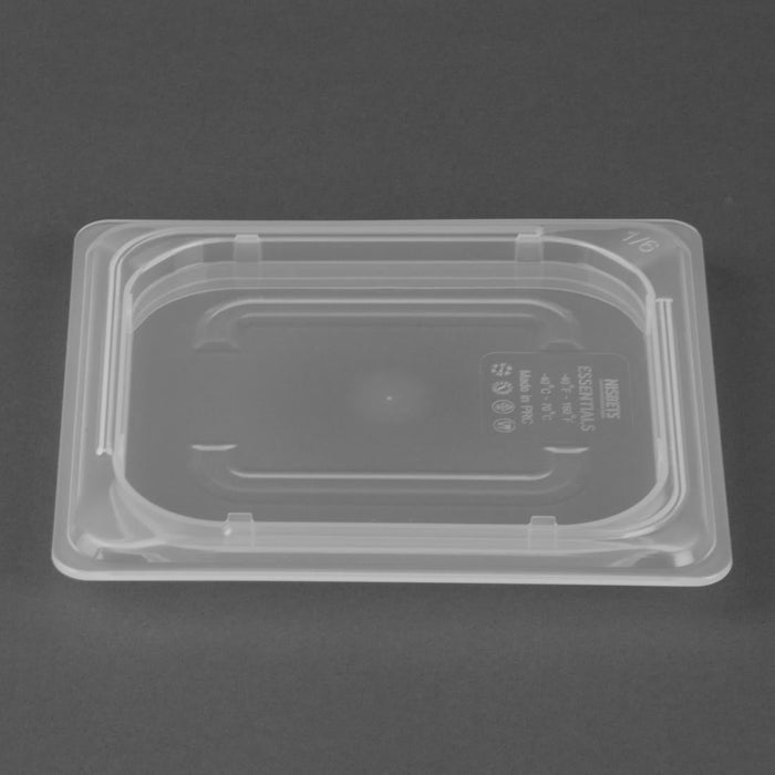 Nisbets Essentials Polypropylene Gastronorm Lid 1/6 Nisbets Essentials