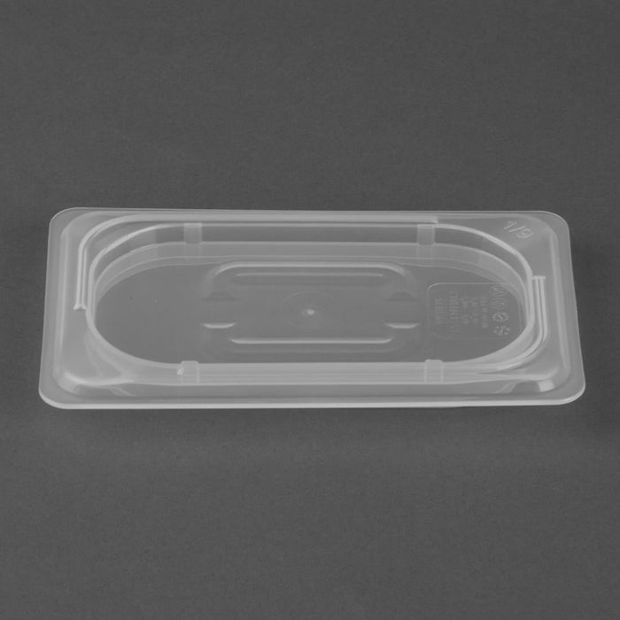 Nisbets Essentials Polypropylene Gastronorm Lid 1/9 Nisbets Essentials