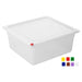 Hygiplas Click PP GN Container 2/3 with Lid & 7 Colour Clips 150mm 12Ltr (4 Pack) Hygiplas