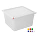 Hygiplas Click PP GN Container 2/3 with Lid & 7 Colour Clips 200mm 16.1Ltr (4 Pack) Hygiplas