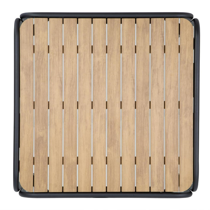 Bolero Santorini Square Polywood Table 700mm Bolero