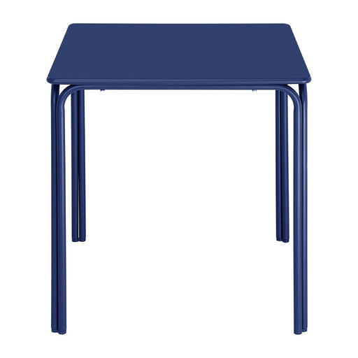 Bolero Adeline Steel Square Table 700mm Dark Navy Bolero