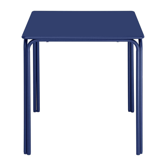 Bolero Adeline Steel Square Table 700mm Dark Navy Bolero