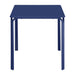 Bolero Adeline Steel Square Table 700mm Dark Navy Bolero