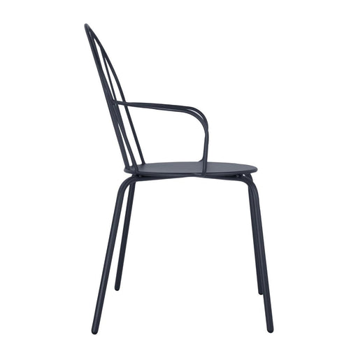 Bolero Adeline Arm Chairs Slate Blue (4 Pack) Bolero