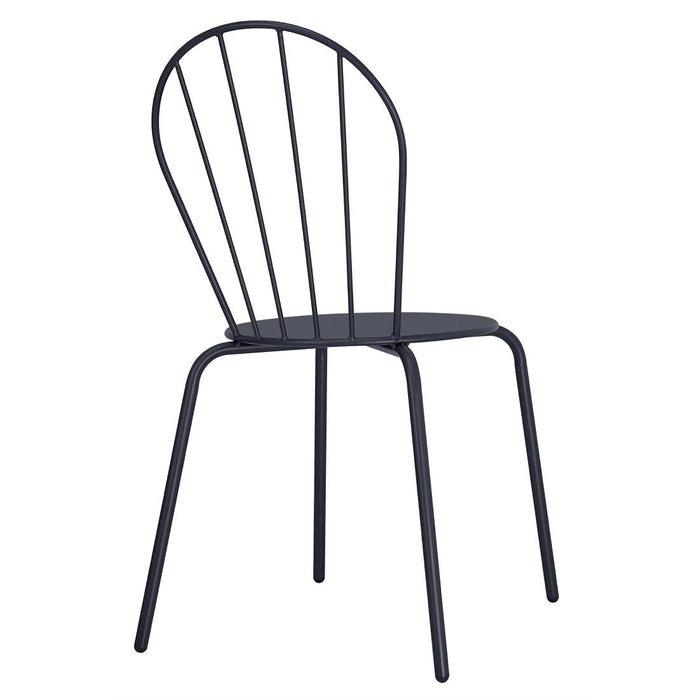 Bolero Adeline Side Chairs Slate Blue (4 Pack) Bolero