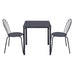 Bolero Adeline Side Chairs Slate Blue (4 Pack) Bolero