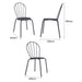 Bolero Adeline Side Chairs Slate Blue (4 Pack) Bolero