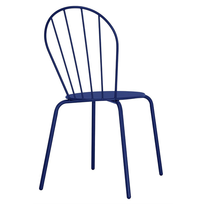 Bolero Adeline Side Chair Dark Navy (4 Pack) Bolero