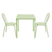 Bolero Adeline Side Chair Light Green (4 Pack) Bolero