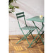 Bolero Perth Forest Green Pavement Style Steel Folding Chairs (2 Pack) Bolero