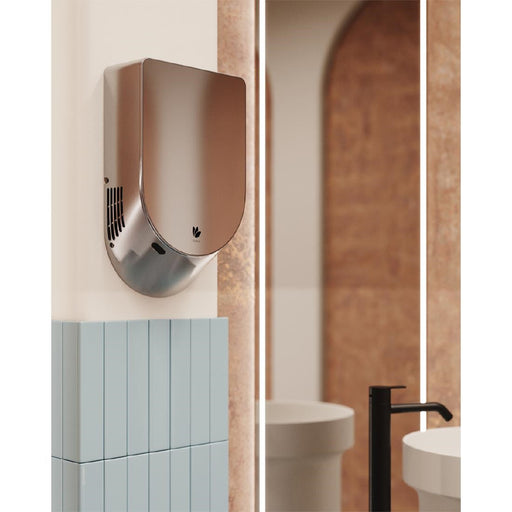 Dryflow Infinity Hand Dryer Brushed Satin Dryflow