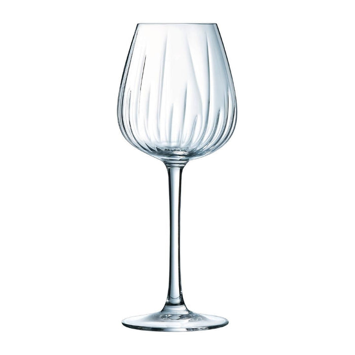Cristal d'Arques Swirly Wine Glasses 350ml (8 Pack) Cristal d'Arques