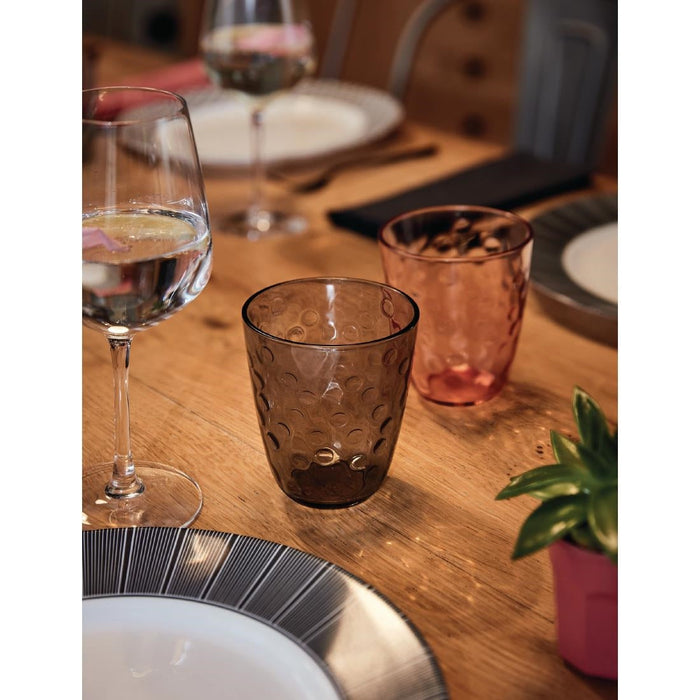 Luminarc Concepto Bulles Grey Tumblers 310ml (24 Pack) Luminarc