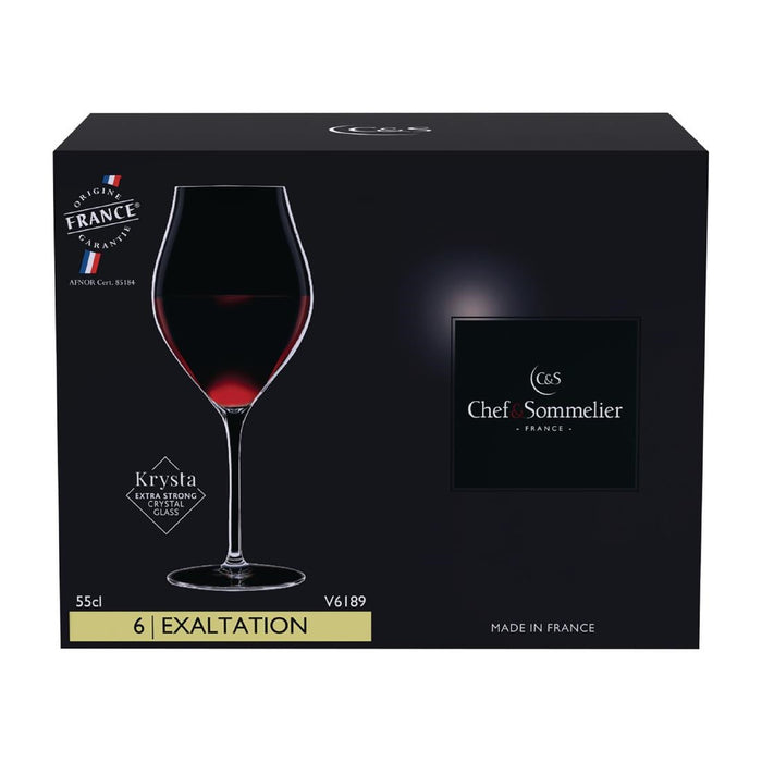 Chef & Sommelier Exaltation Wine Glasses 550ml (12 Pack) Chef & Sommelier