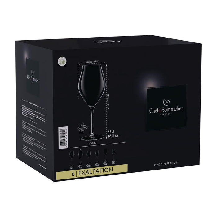Chef & Sommelier Exaltation Wine Glasses 550ml (12 Pack) Chef & Sommelier