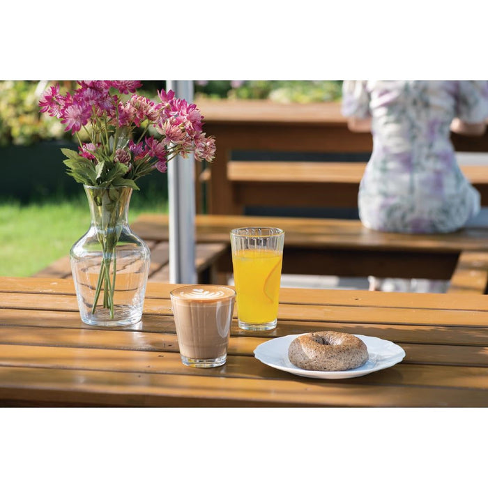 Arcoroc Stack Up Cross Tumblers 210ml (24 Pack) Arcoroc