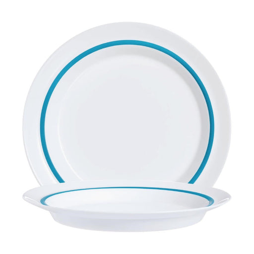 Arcoroc Autonomy Blue Plates 190mm (12 Pack) Arcoroc