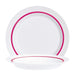 Arcoroc Autonomy Red Plates 230mm (12 Pack) Arcoroc
