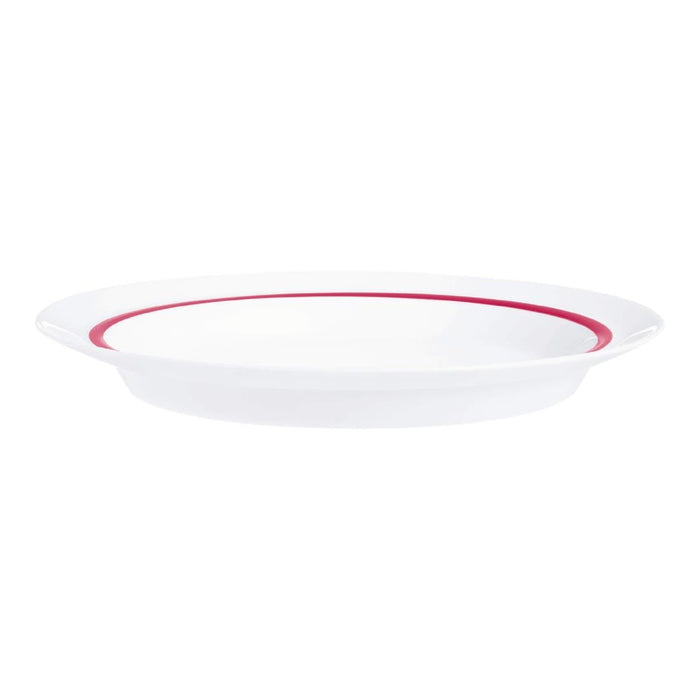 Arcoroc Autonomy Red Plates 230mm (12 Pack) Arcoroc