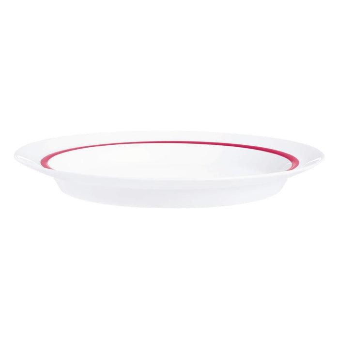 Arcoroc Autonomy Red Plates 190mm (12 Pack) Arcoroc