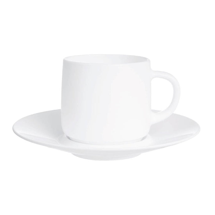 Arcoroc Intensity White Baril Cups 90ml (24 Pack) Arcoroc