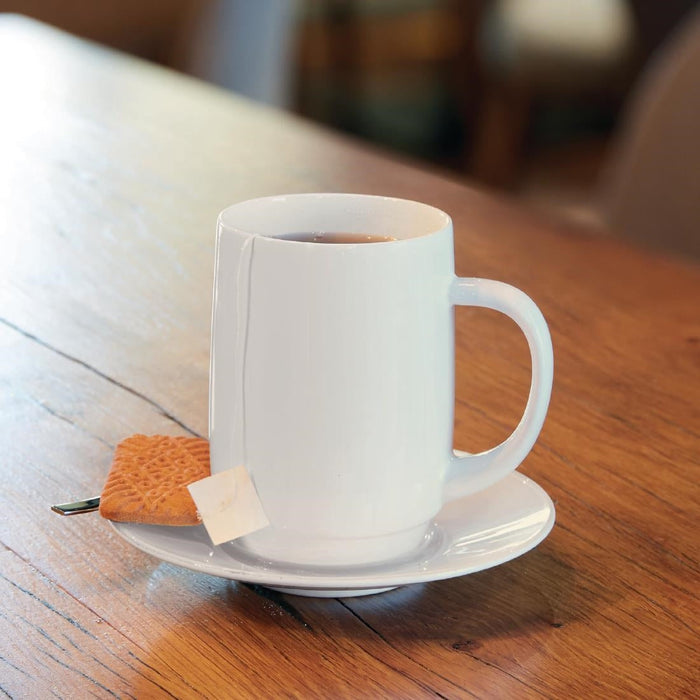 Arcoroc Intensity White Baril Mugs 290ml (24 Pack) Arcoroc