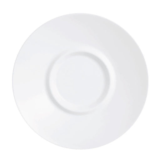 Arcoroc Intensity White Baril Saucers 120mm (24 Pack) Arcoroc