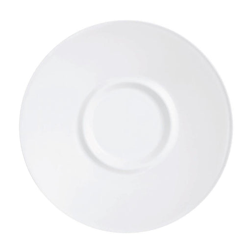 Arcoroc Intensity White Baril Saucers 140mm (24 Pack) Arcoroc