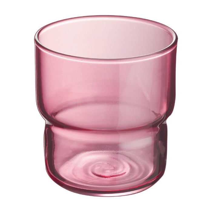 Arcoroc Log Brush Cherry Tumblers 220ml (48 Pack) Arcoroc