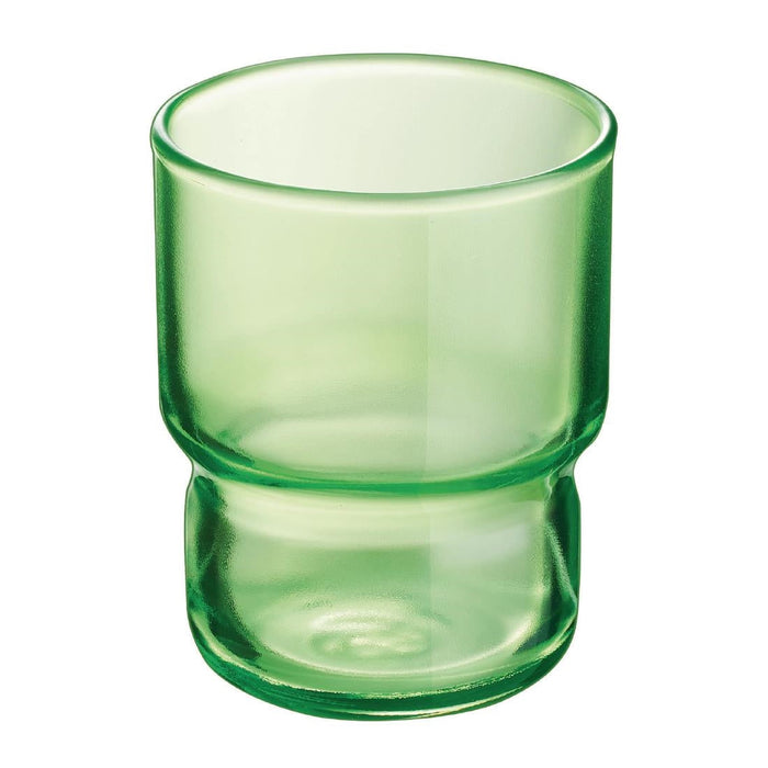 Arcoroc Log Brush Green Tumblers 160ml (48 Pack) Arcoroc