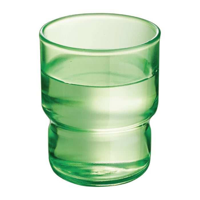 Arcoroc Log Brush Green Tumblers 160ml (48 Pack) Arcoroc
