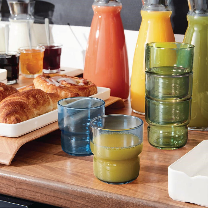 Arcoroc Log Brush Green Tumblers 160ml (48 Pack) Arcoroc