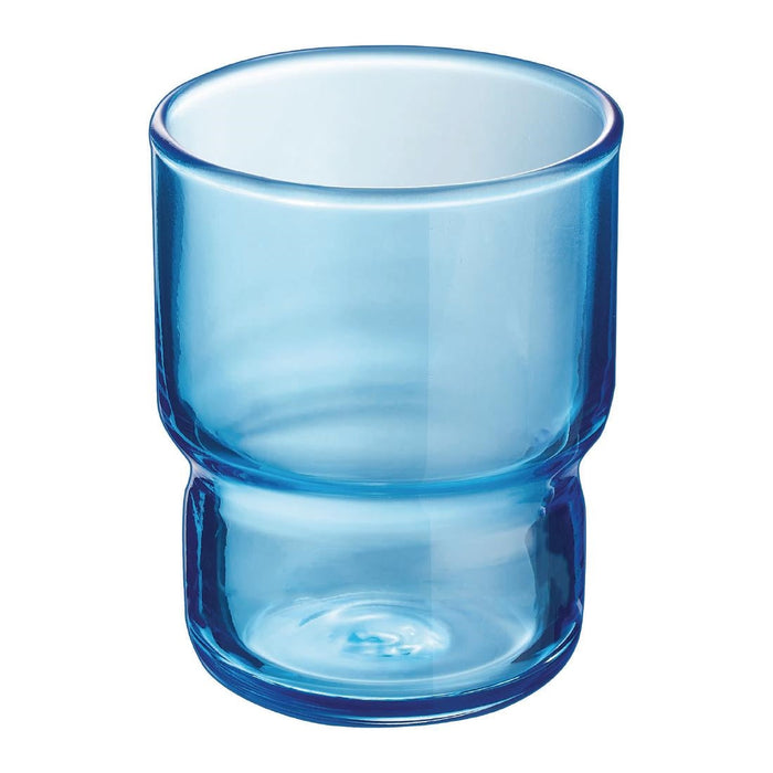 Arcoroc Log Brush Blue Tumblers 160ml (48 Pack) Arcoroc